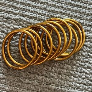Budha Girl Gold Bangles Set 9